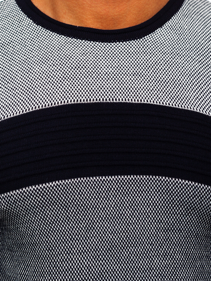 Ναυτικο μπλε πουλοβερ ανδρικο Bolf 1020