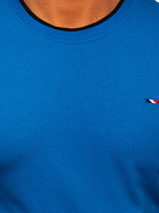 Μπλε ανδρικό t-shirt Bolf 14316