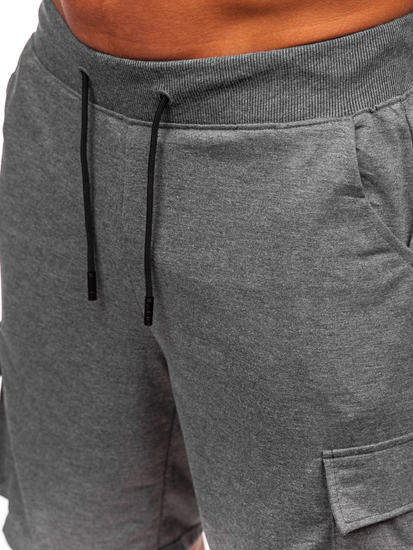 Γραφίτη αθλητικά κοντά cargo σορτς ανδρικά Bolf 8K1505