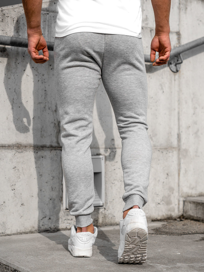 Ανδρικό αθλητικό jogger παντελόνι γκρι Bolf XW01-E