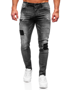Γραφίτη ανδρικό τζιν παντελόνι slim fit Bolf MP0031G
