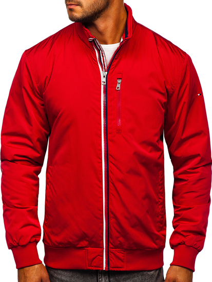 Κοκκινο μπουφαν ανδρικο μεταβατικο Bolf WX031A