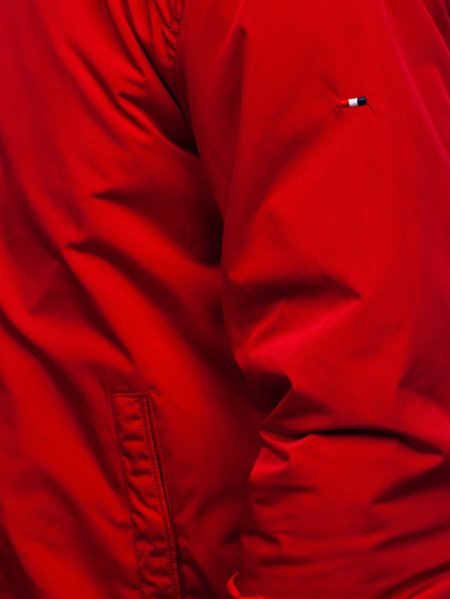 Κοκκινο μπουφαν ανδρικο μεταβατικο Bolf WX031A