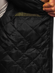 Ανδρικό μεταβατικό πράσινο bomber μπουφάν Bolf AK95