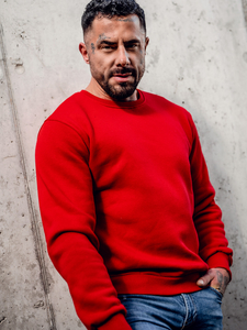 Ανδρικό φούτερ χωρίς κουκούλα indigo Bolf 2001