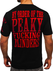 Μαυρο T-shirt ανδρικο με εφαρμογες Bolf 2826