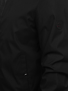 Μαύρο ανδρικό μεταβατικό μπουφάν Bolf 7342