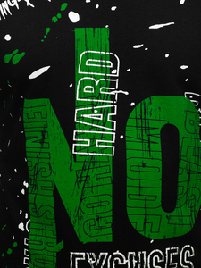 Μαυρο μπλουζακι tank top με σταμπα Bolf 14825