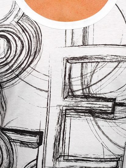 Λευκο μπλουζακι tank top τυπου μποξερ με σταμπα Bolf 14846