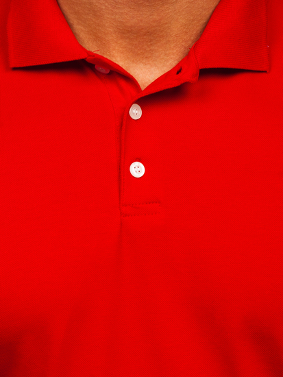 Ανδρικό μπλουζάκι πόλο Κόκκινος Bolf 0002