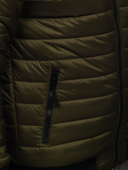 Χακι μεταβατικο μπουφαν ανδρικο καπιτονε bomber Bolf MY-02