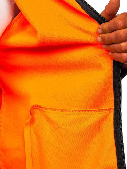 Μαυρο μπουφαν ανδρικο μεταβατικο softshell Bolf KS2181