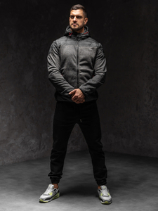 Μαυρο μεταβατικο μπουφαν ανδρικο Bolf KS2158