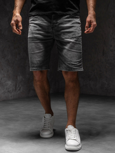 Γραφιτη ανδρικά τζιν σορτς Bolf MP0277GSA1