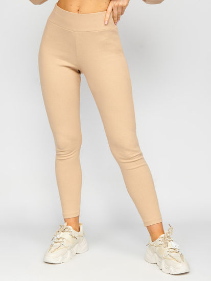 Μπεζ γυναικείο διμερές αθλητικό σετ California Bolf VE50