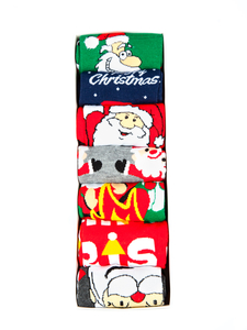 Χριστουγεννιάτικες ανδρικές κάλτσες multicolor-2 Bolf M898-7P-1 7 PACK