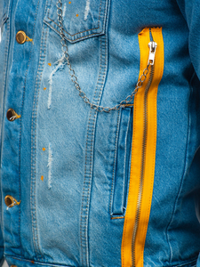 Μπλε τζιν μπουφαν ανδρικο Bolf 3-4