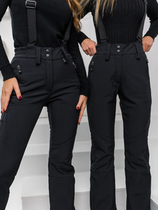 Μαύρο γυναικείο παντελόνι trekking Bolf W702B