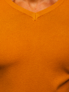 Ανδρικό πουλόβερ με λαιμόκοψη Camel Bolf YY03