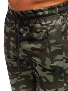 Χακί σορτς φόρμας camo ανδρικό Bolf JX865